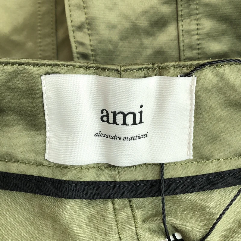 AMI Alexandre Mattiussi / アミ・アレクサンドルマテュッシ | サテンジップカーゴパンツ | M | メンズ