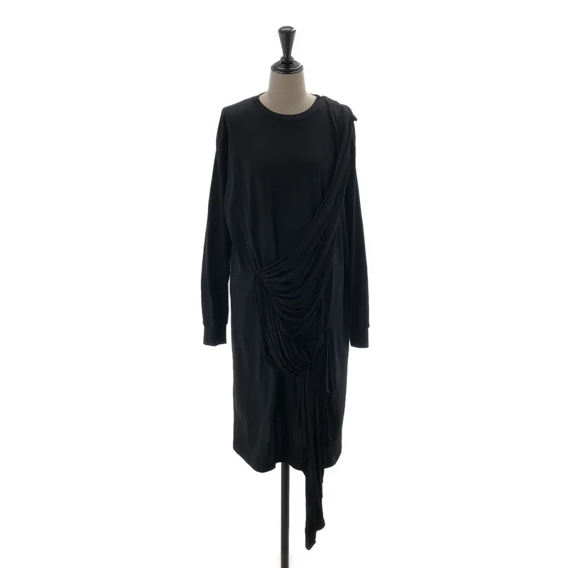 MM6 Maison Margiela / エムエムシックスメゾンマルジェラ | 2022AW | ドレープ装飾 ワンピース | S | レディース