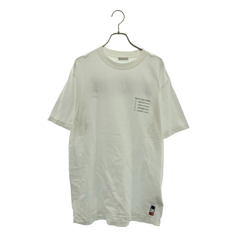 MONCLER / モンクレール | MAGLIA / 両面プリント ロゴ Tシャツ カットソー | M | メンズ