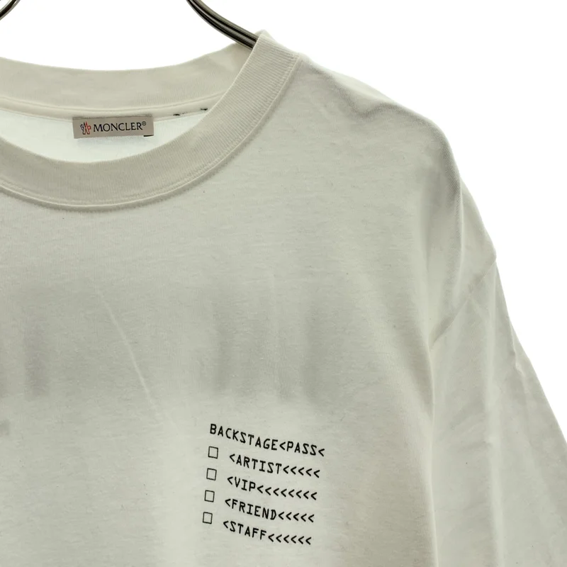 MONCLER / モンクレール | MAGLIA / 両面プリント ロゴ Tシャツ カットソー | M | メンズ