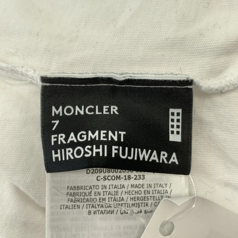 MONCLER / モンクレール | MAGLIA / 両面プリント ロゴ Tシャツ カットソー | M | メンズ