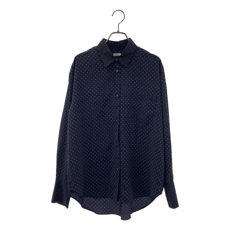 IENA / イエナ | ドットコンビ レギュラーカラーシャツ | 38 | レディース
