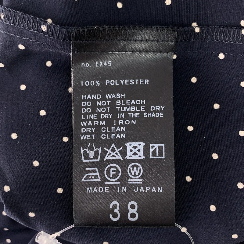 IENA / イエナ | ドットコンビ レギュラーカラーシャツ | 38 | レディース