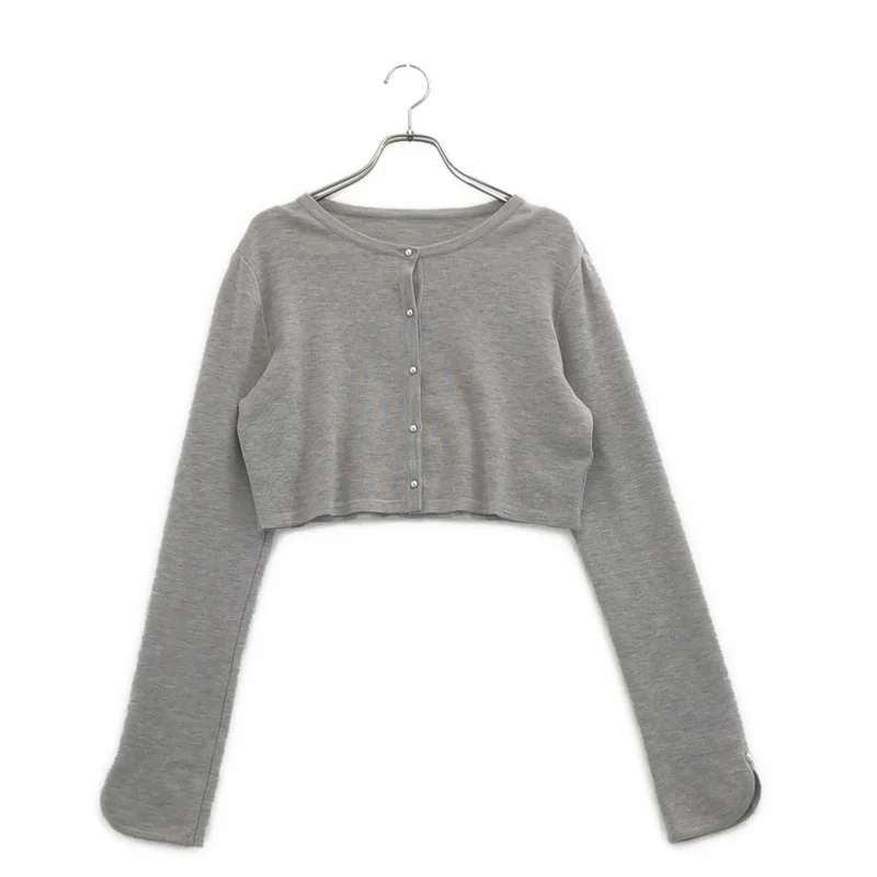 FOXEY / フォクシー | カシミヤ シルク パールボタン ニット カーディガン | 40 | レディース