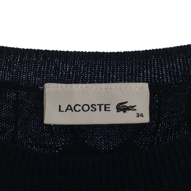 LACOSTE / ラコステ | ケーブル ニット_長袖 AF178EL | 34 | レディース