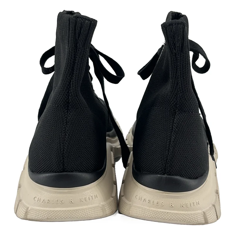 CHARLES & KEITH / チャールズアンドキース | ニットソックス ハイトップ スニーカー | 38 | レディース
