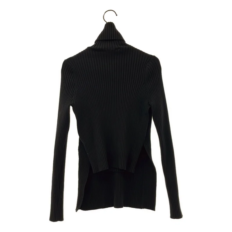 BALENCIAGA / バレンシアガ | コットン混 スリット リブ ニット | 36 | レディース