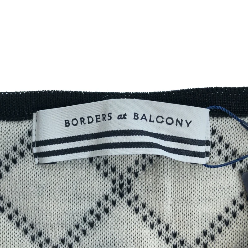 BORDERS at BALCONY / ボーダーズアットバルコニー | KNIT QUILT KNIT / ウール ニットキルティングスカート | 38 | レディース