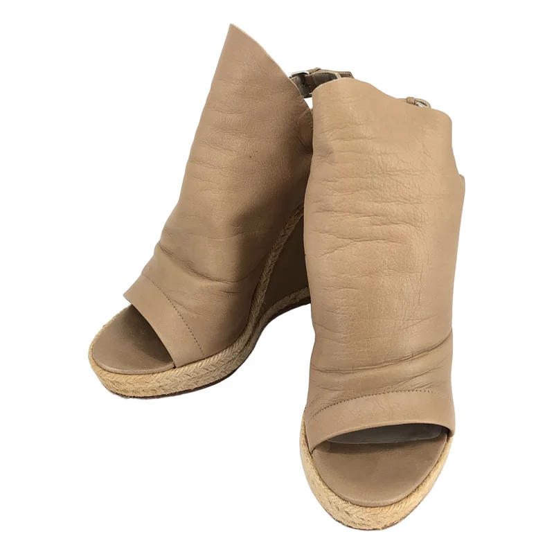 BALENCIAGA / バレンシアガ | オープントゥ ウェッジソール サンダル | 37 | レディース