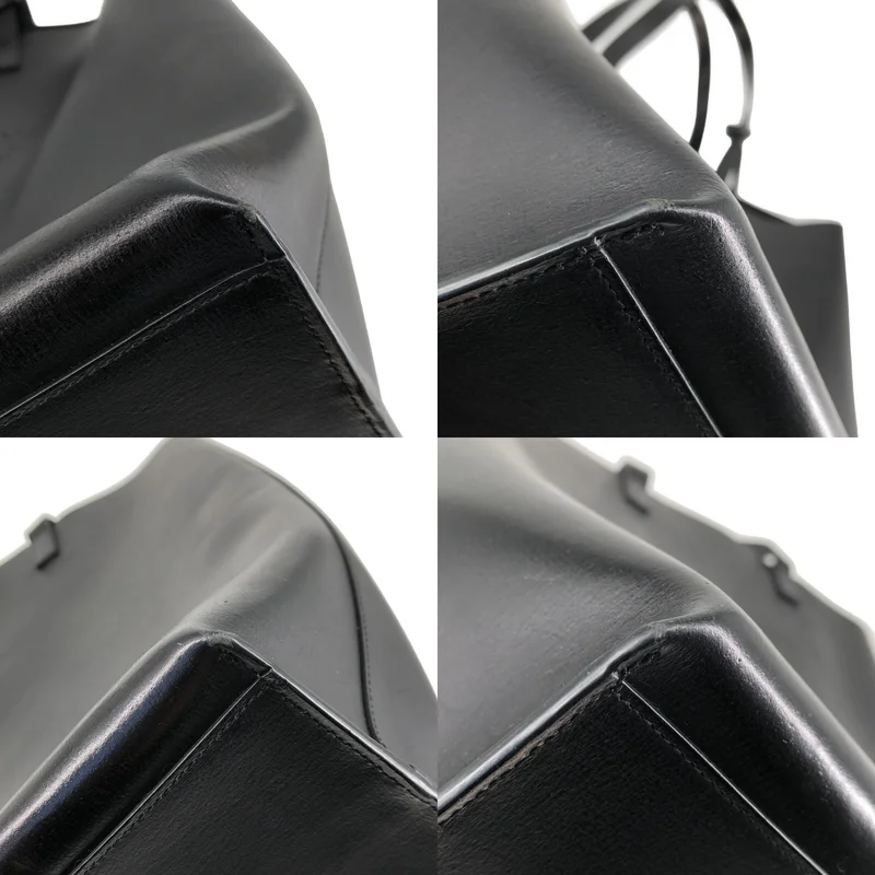 SAINT LAURENT / サンローラン | パンチング ロゴ レザー トートバッグ |