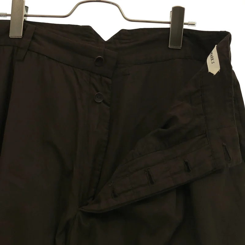 MARK.S / マークエス | TB DOMENICO PANTS 泥染め タック スラックス | 2 | メンズ
