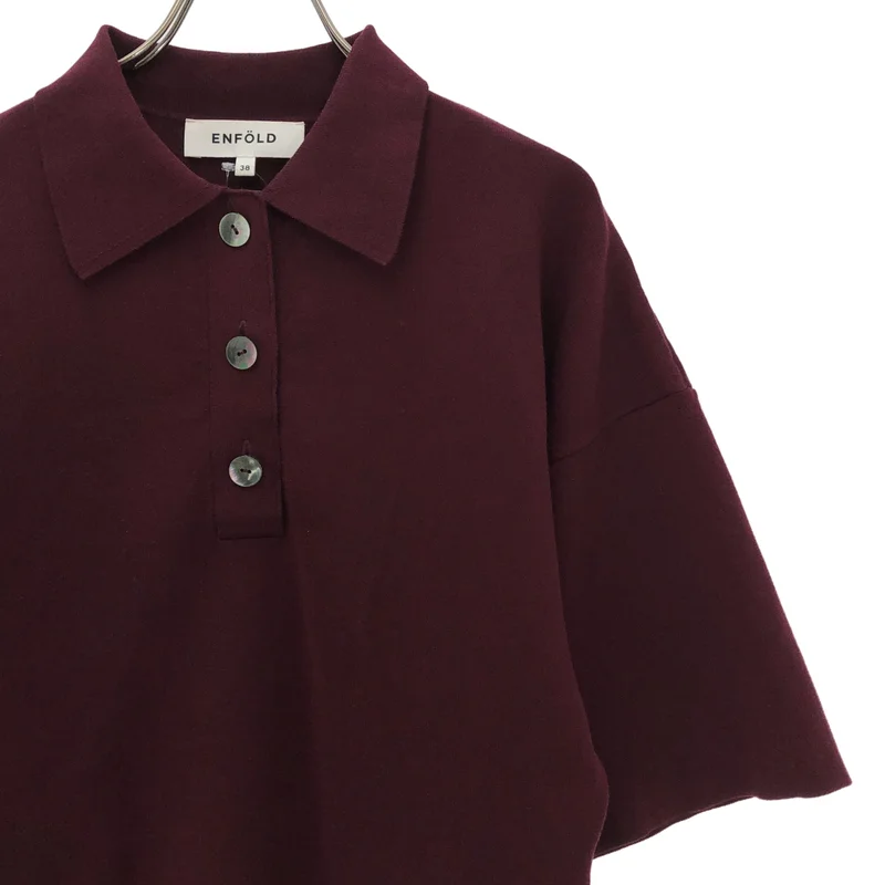 ENFOLD / エンフォルド | WIDE-ARM POLO-SHIRT 300HA170-1020 | 38 | レディース