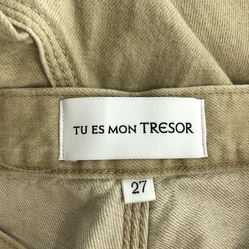 Tu es mon TRESOR / トゥエモントレゾア | デニム ワイドパンツ | 27 | レディース
