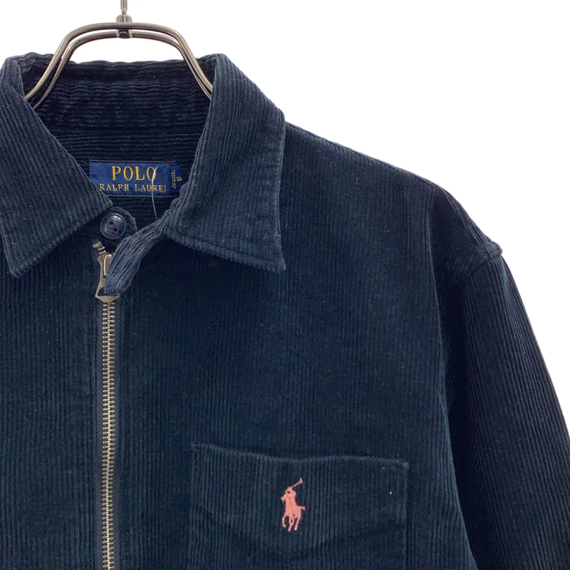 POLO RALPH LAUREN / ポロラルフローレン | コーデュロイ ワンポイント ポニー チンストラップ ジップ ジャケット | XS | メンズ