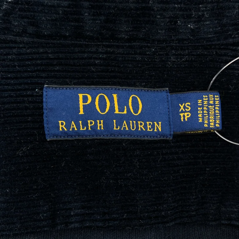 POLO RALPH LAUREN / ポロラルフローレン | コーデュロイ ワンポイント ポニー チンストラップ ジップ ジャケット | XS | メンズ