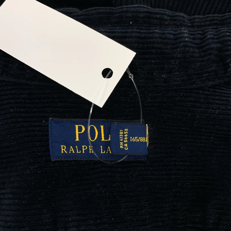 POLO RALPH LAUREN / ポロラルフローレン | コーデュロイ ワンポイント ポニー チンストラップ ジップ ジャケット | XS | メンズ