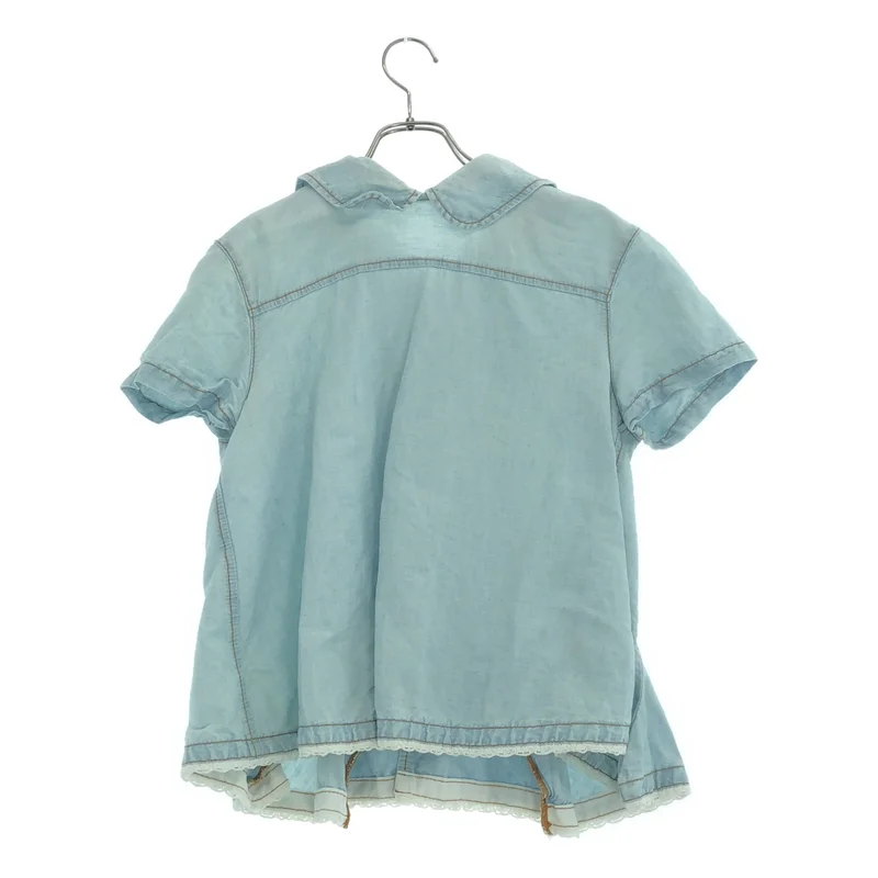 tricot COMME des GARCONS / トリココムデギャルソン | 2015SS | リネン混 ラウンドカラー シャツ | M | レディース