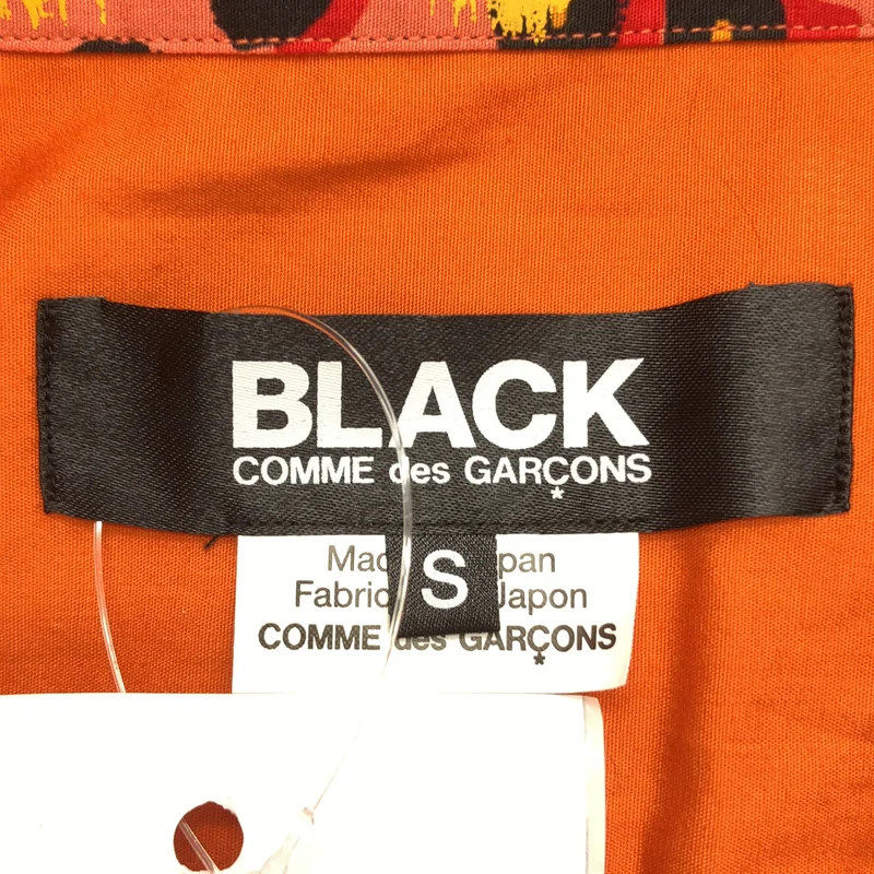 BLACK COMME des GARCONS / ブラックコムデギャルソン | 2021SS | 総柄 レオパード プリント加工 シャツ | S | メンズ