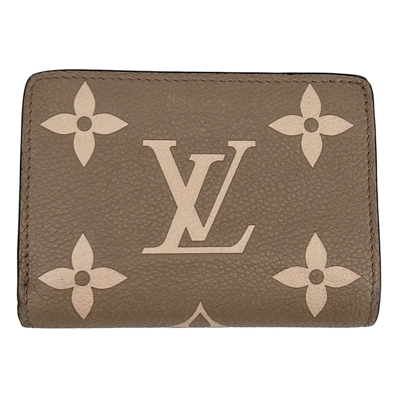 Louis Vuitton / ルイヴィトン | バイカラー モノグラムアンプラント ポルトフォイユ・クレア コンパクトウォレット 財布 |