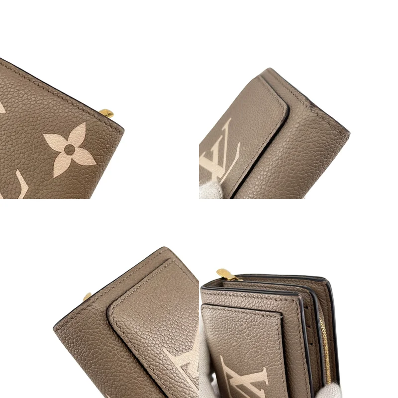 Louis Vuitton / ルイヴィトン | バイカラー モノグラムアンプラント ポルトフォイユ・クレア コンパクトウォレット 財布 |