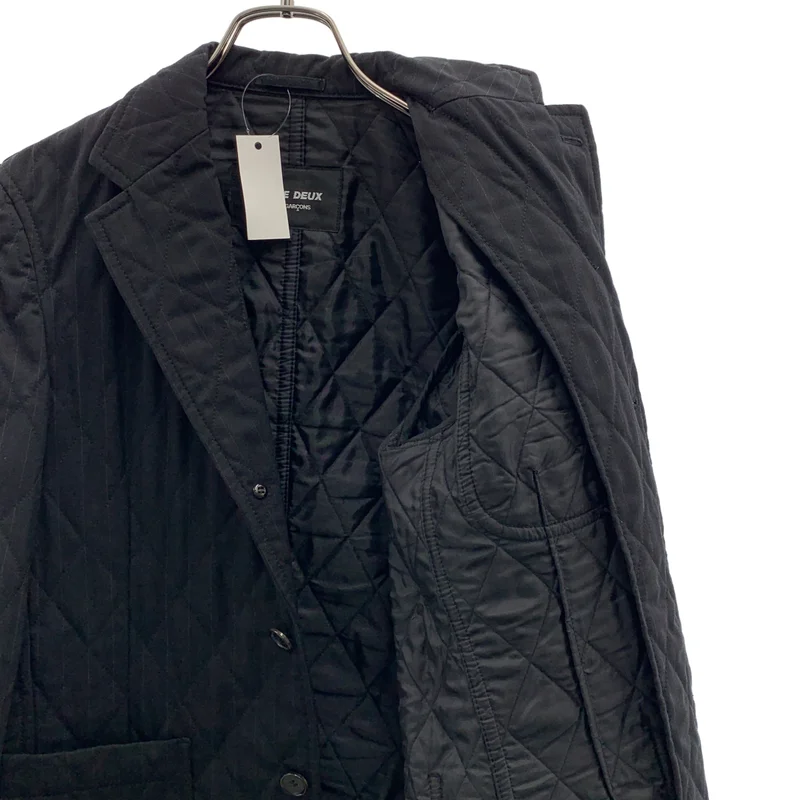 COMME des GARCONS HOMME DEUX / コムデギャルソンオムドゥ | 2013AW | ウール ストライプ キルティングジャケット | XS | メンズ