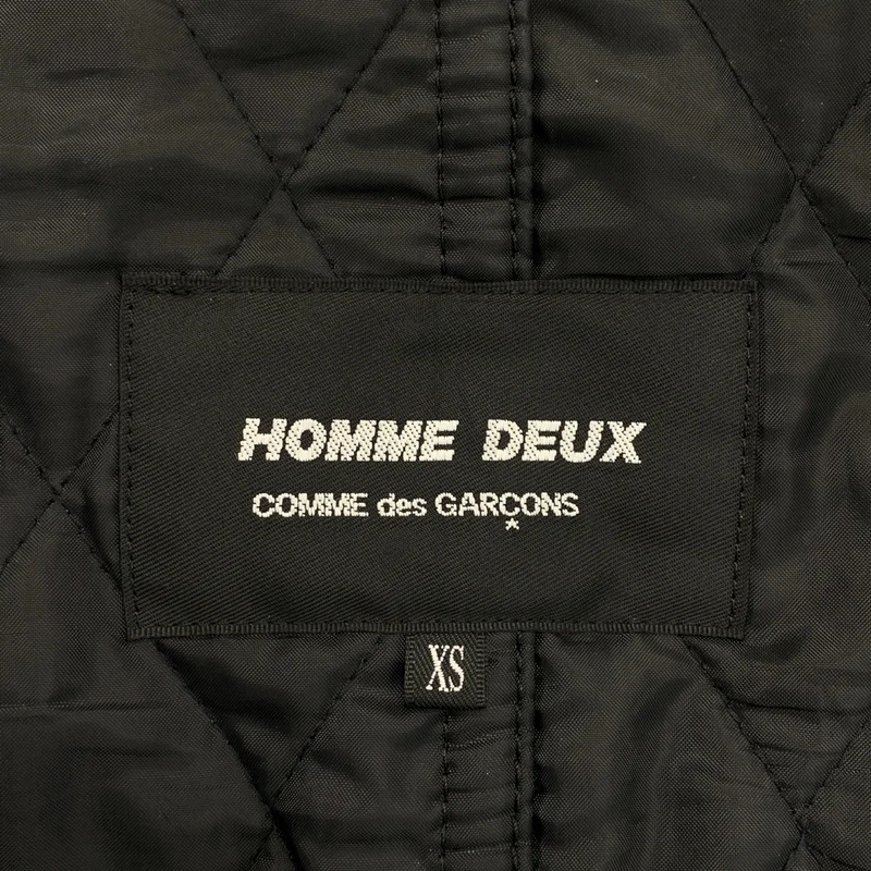 COMME des GARCONS HOMME DEUX / コムデギャルソンオムドゥ | 2013AW | ウール ストライプ キルティングジャケット | XS | メンズ