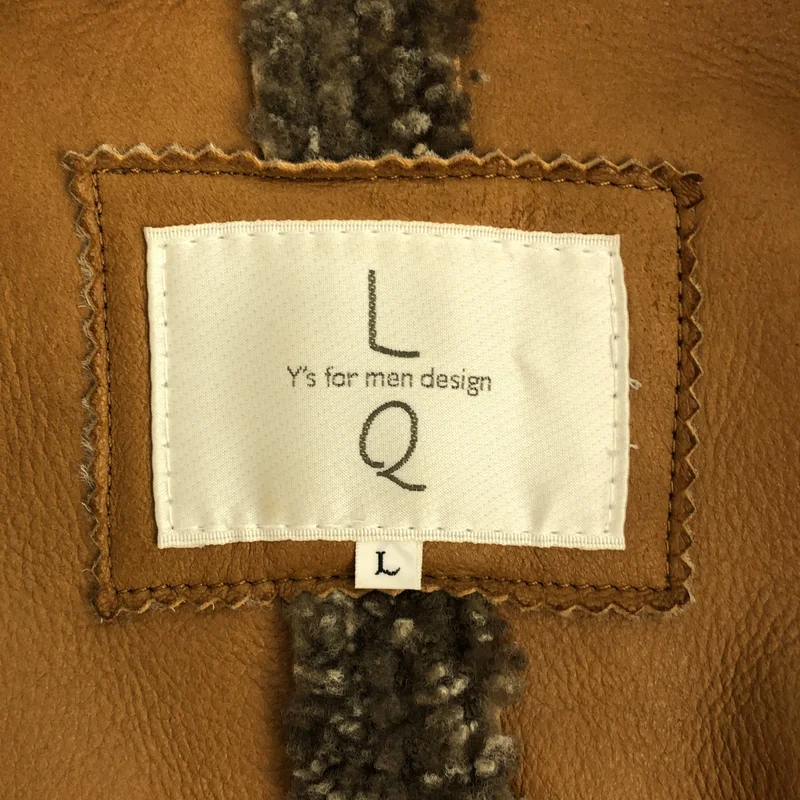 L.Q. Y's for men / エルキュー ワイズフォーメン | 1990s | レザー ムートンジャケット | L | メンズ