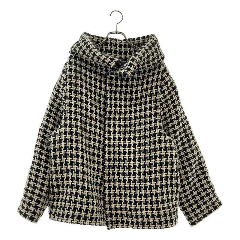Yohji Yamamoto FEMME / ヨウジヤマモトファム | 2022AW | ツイード ビッグカラージャケット |