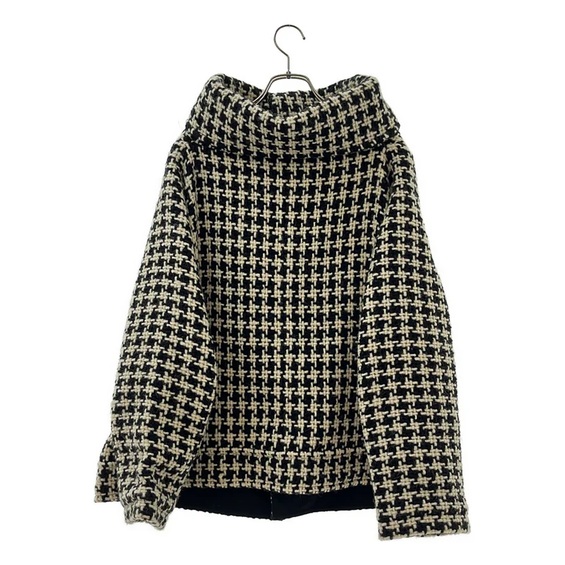 Yohji Yamamoto FEMME / ヨウジヤマモトファム | 2022AW | ツイード ビッグカラージャケット |