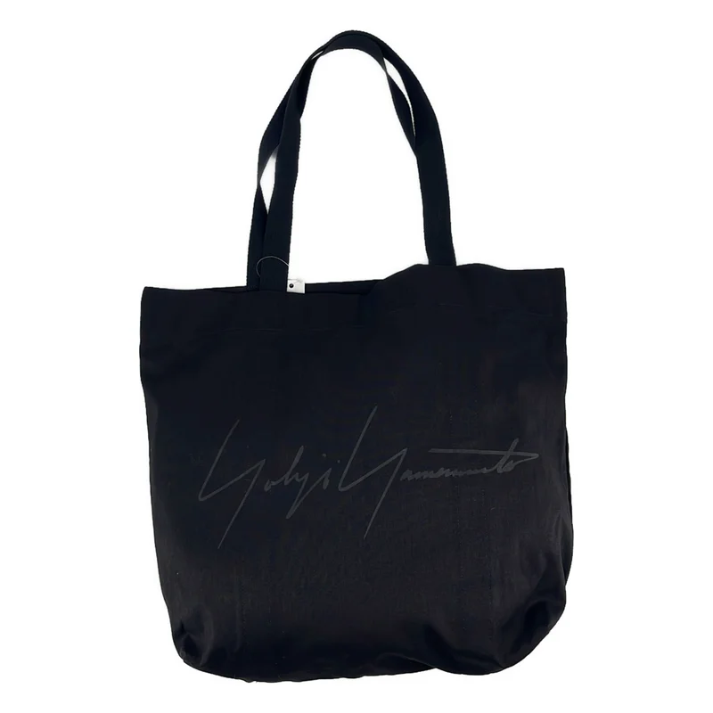 YOHJI YAMAMOTO / ヨウジヤマモト | ロゴプリント キャンバス トートバッグ |