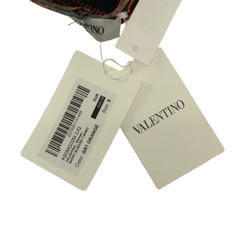 VALENTINO / ヴァレンティノ | コットン 総柄 アニマル ロゴ カットソー ブラウス | S | レディース