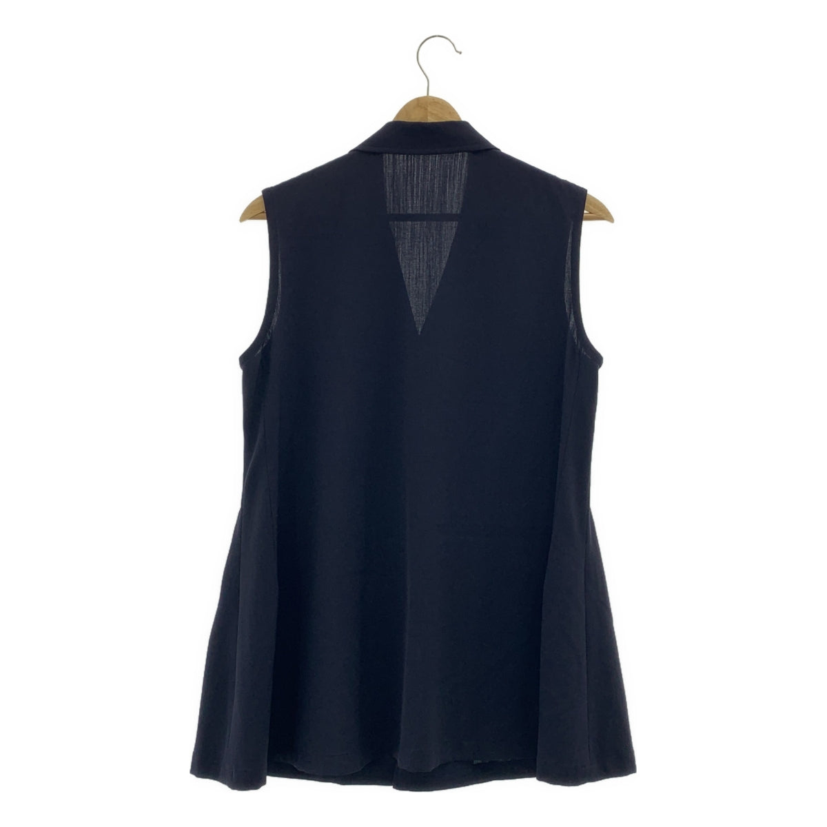 【美品】  Y's / ワイズヨウジヤマモト | 1995SS | ウールギャバ 3B ベスト | ネイビー | レディース 美品】 Y's / ワイズヨウジヤマモト | 1995SS | ウールギャバ 3B