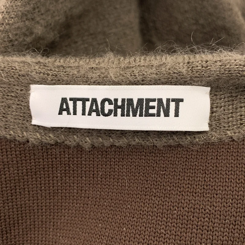 ATTACHMENT / アタッチメント | 2022AW | WO/NY MOHAIR x PE DOUBLE FACE KNIT CARDIGAN / ウール モヘヤ混 ダブルフェイス ニットカーディガン | 2 | メンズ