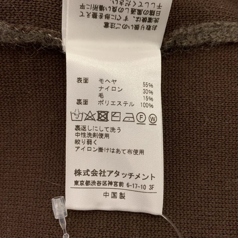 ATTACHMENT / アタッチメント | 2022AW | WO/NY MOHAIR x PE DOUBLE FACE KNIT CARDIGAN / ウール モヘヤ混 ダブルフェイス ニットカーディガン | 2 | メンズ