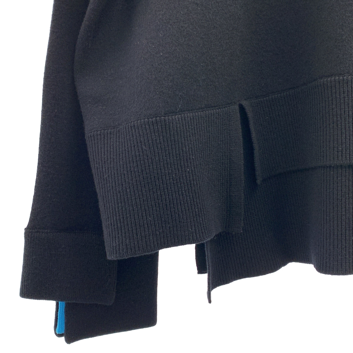 ENFOLD エンフォルド 23AW SLIT-RIB PULLOVER スリットリブプルオーバー ニットセーター 300GA270-1810 グレー 38 ENFOLD / エンフォルド | 2023AW | SLIT-RIB PULLOVER スリット リブ