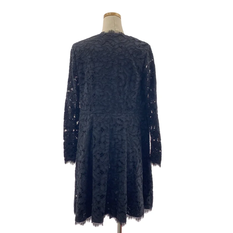 DIANE VON FURSTENBERG / ダイアンフォンファステンバーグ | コットン フラワー刺しゅう ラップドレス | 0 | レディース