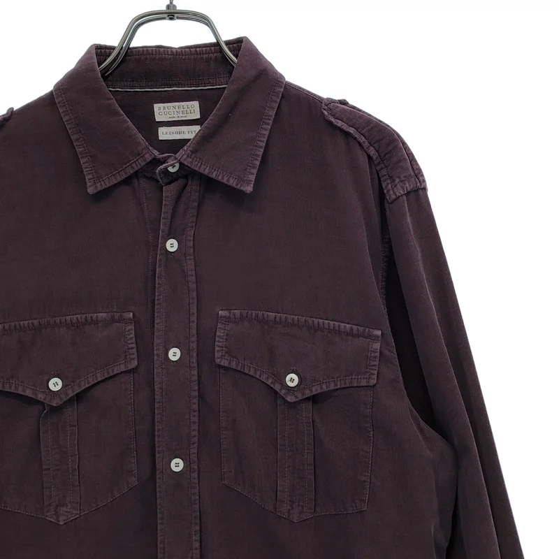BRUNELLO CUCINELLI / ブルネロクチネリ | コーデュロイシャツ | M | メンズ