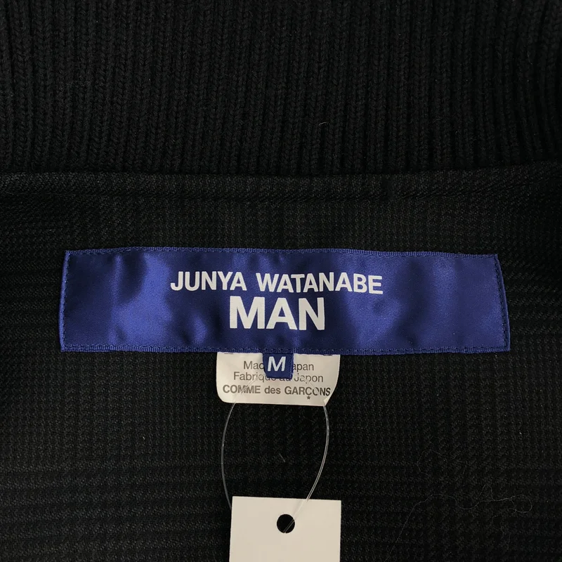 JUNYA WATANABE MAN / ジュンヤワタナベマン | 2023AW | ウールメルトン ナイロンオックス フェイクレザー スタジアムジャンパー | M | メンズ