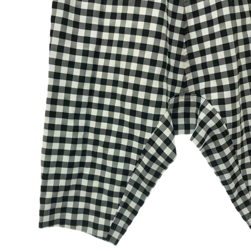 BLACK COMME des GARCONS / ブラックコムデギャルソン | 2024SS | ギンガムチェック ワイドサルエルパンツ | S | メンズ