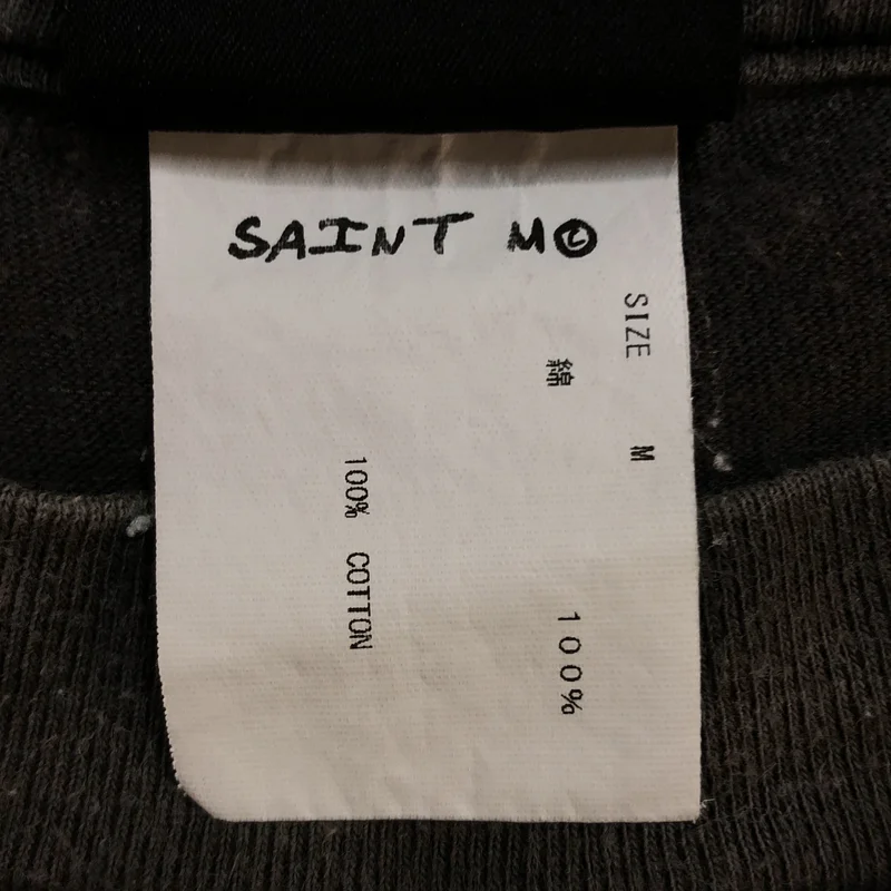 SAINT MICHAEL  Mxxxxxx / セントマイケル | HEART SPEAKS TO HEART / 両面プリント Tシャツ カットソー | M | メンズ