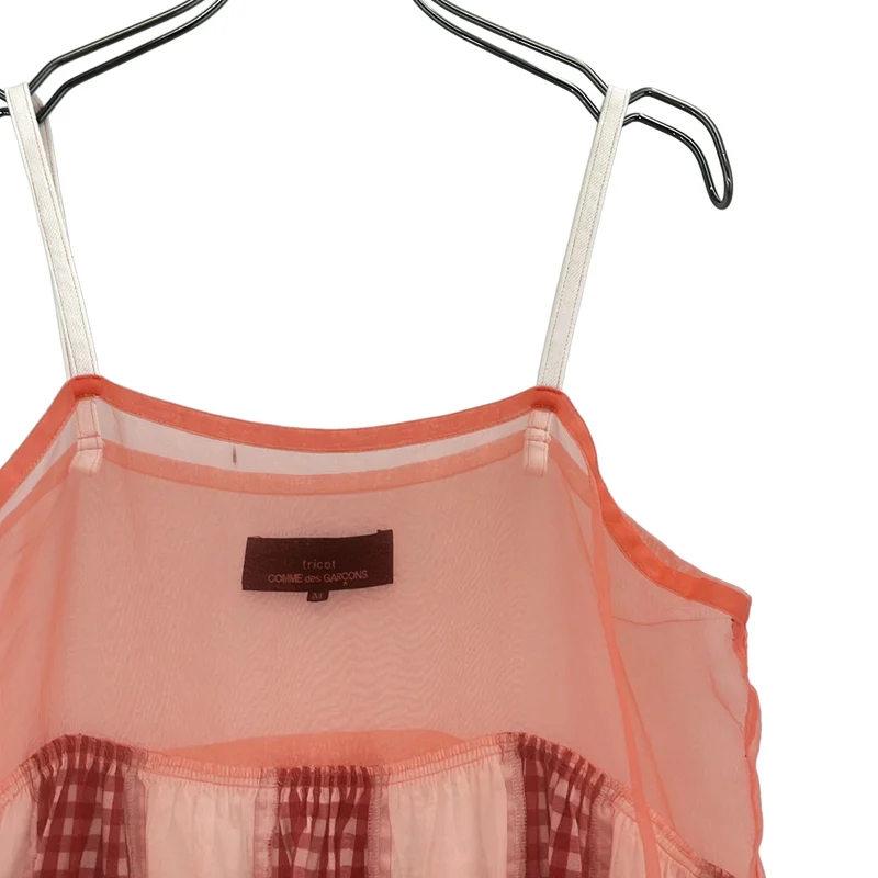 tricot COMME des GARCONS / トリココムデギャルソン | 2013SS | ギンガムチェック パッチワーク キャミワンピース | M | レディース