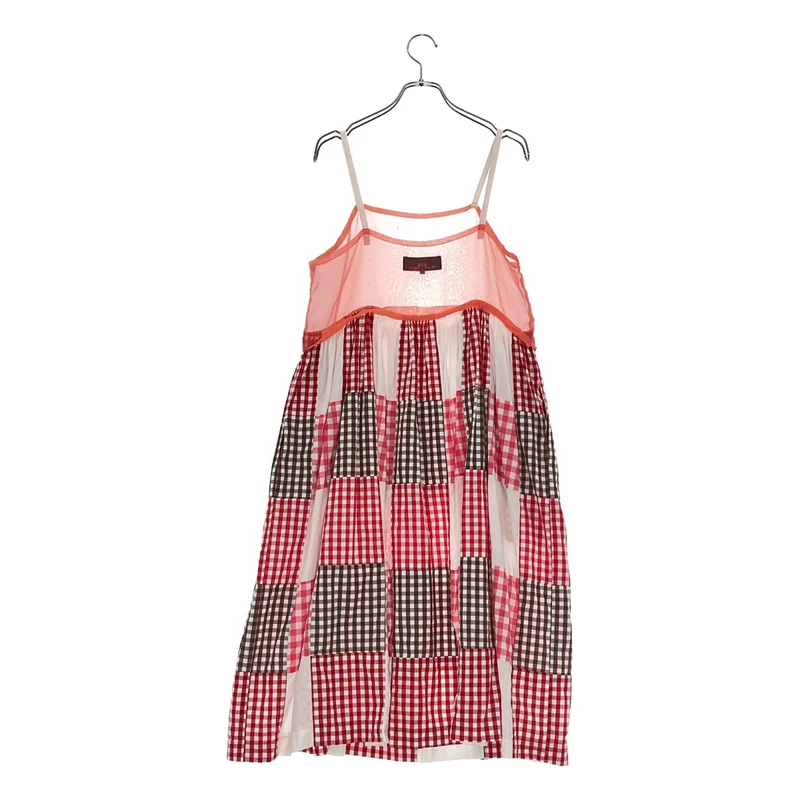 tricot COMME des GARCONS / トリココムデギャルソン | 2013SS | ギンガムチェック パッチワーク キャミワンピース | M | レディース