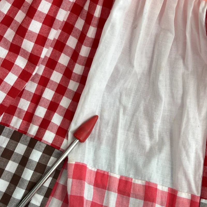 tricot COMME des GARCONS / トリココムデギャルソン | 2013SS | ギンガムチェック パッチワーク キャミワンピース | M | レディース