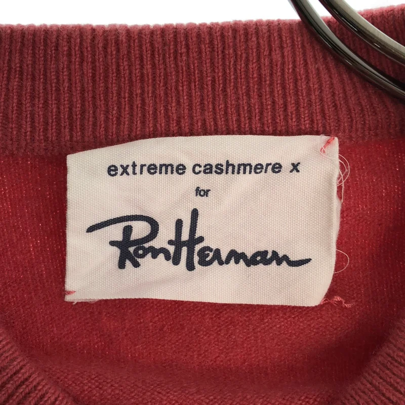 extreme cashmere / エクストリームカシミヤ | × Ron Herman / カシミヤ クルーネックカーディガン |