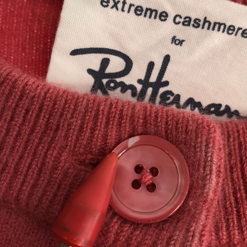 extreme cashmere / エクストリームカシミヤ | × Ron Herman / カシミヤ クルーネックカーディガン |