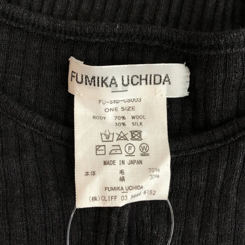 FUMIKA UCHIDA / フミカウチダ | WOOL/SILK NEEDLE DRAWING HENLEY-NECK / ウール シルク ニードル ドローイング  ヘンリーネックトップス | ONE | レディース