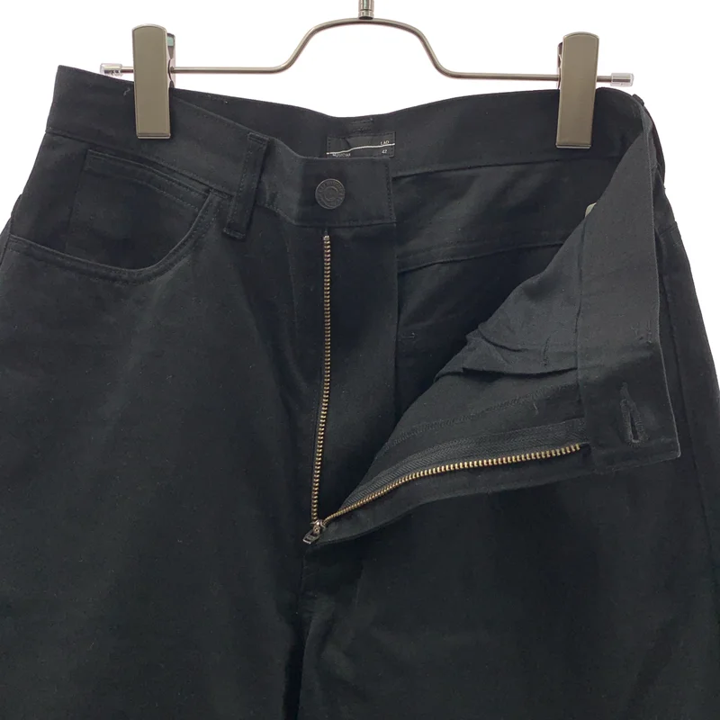 LAD MUSICIAN / ラッドミュージシャン | WEST POINT WIDE PANTS / コットン ウエストポイント ワイドパンツ | 42 | レディース