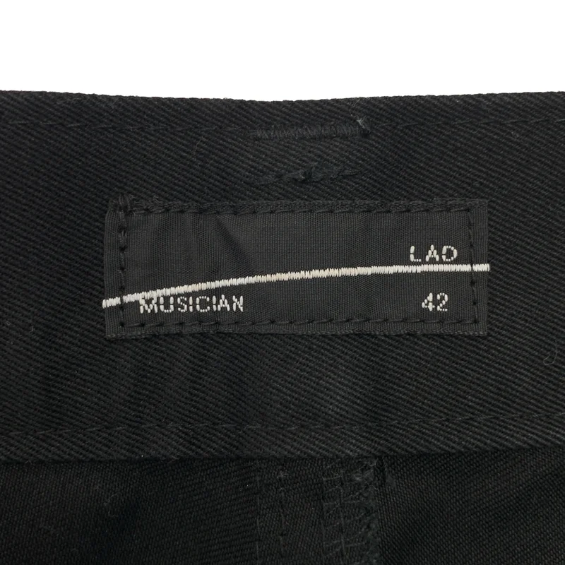LAD MUSICIAN / ラッドミュージシャン | WEST POINT WIDE PANTS / コットン ウエストポイント ワイドパンツ | 42 | レディース