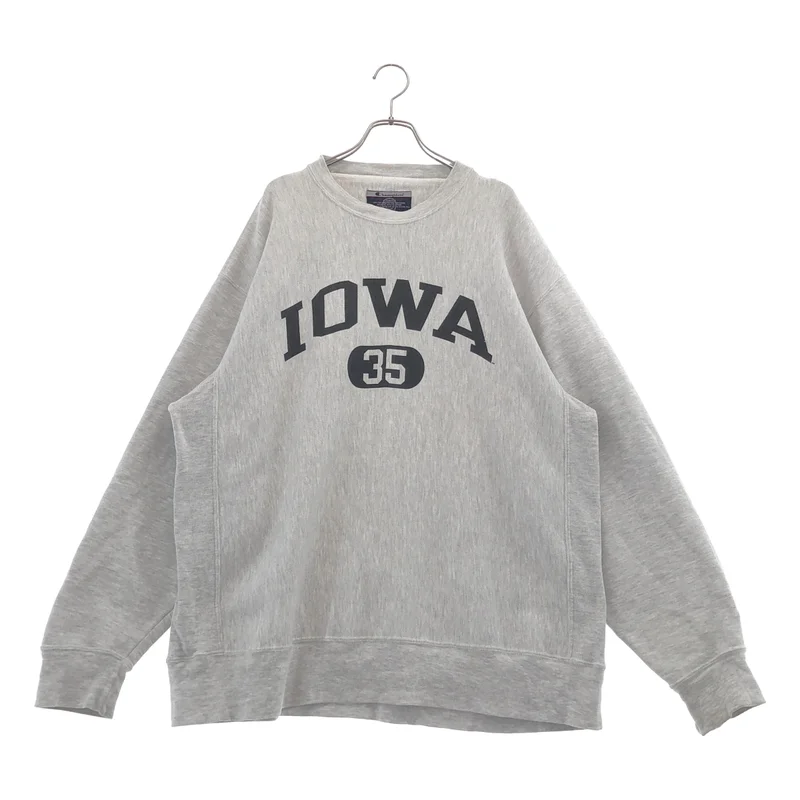 CHAMPION / チャンピオン | 2000s | REVERSE WEAVE / IOWA コットン プリント スウェットトレーナー | XL | メンズ
