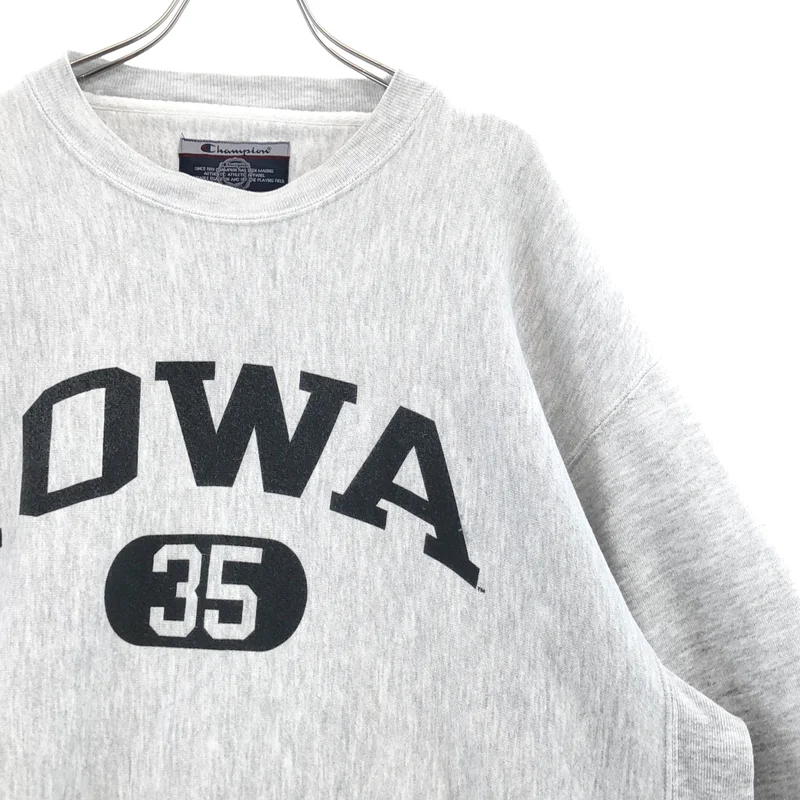 CHAMPION / チャンピオン | 2000s | REVERSE WEAVE / IOWA コットン プリント スウェットトレーナー | XL | メンズ